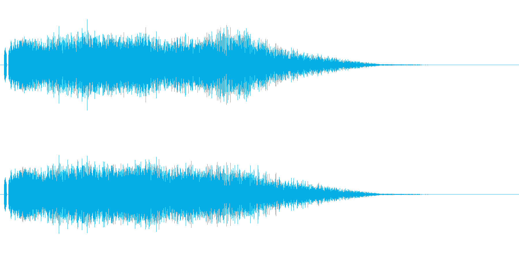 ビームの音。の再生済みの波形