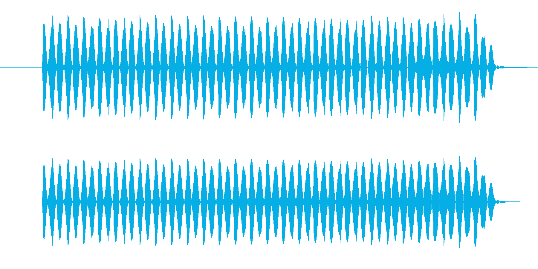 ゲーム、クイズ(ブー音)_005の再生済みの波形
