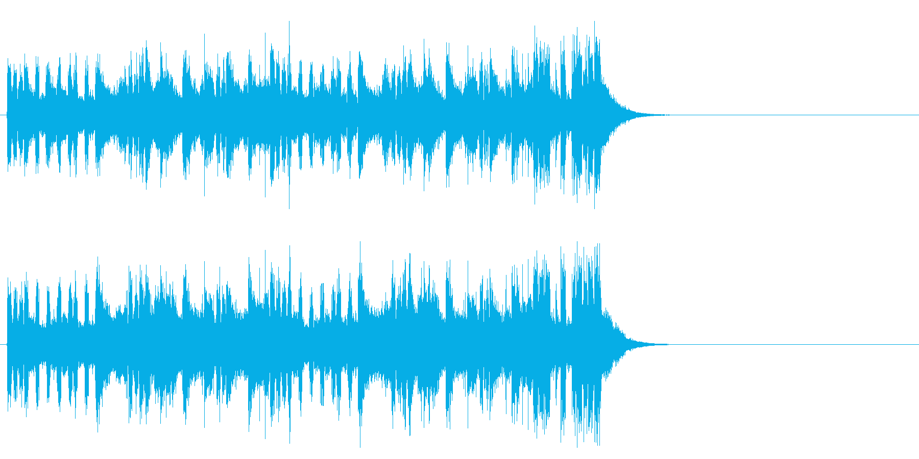 はつらつ気分のポップ(イントロ)の再生済みの波形