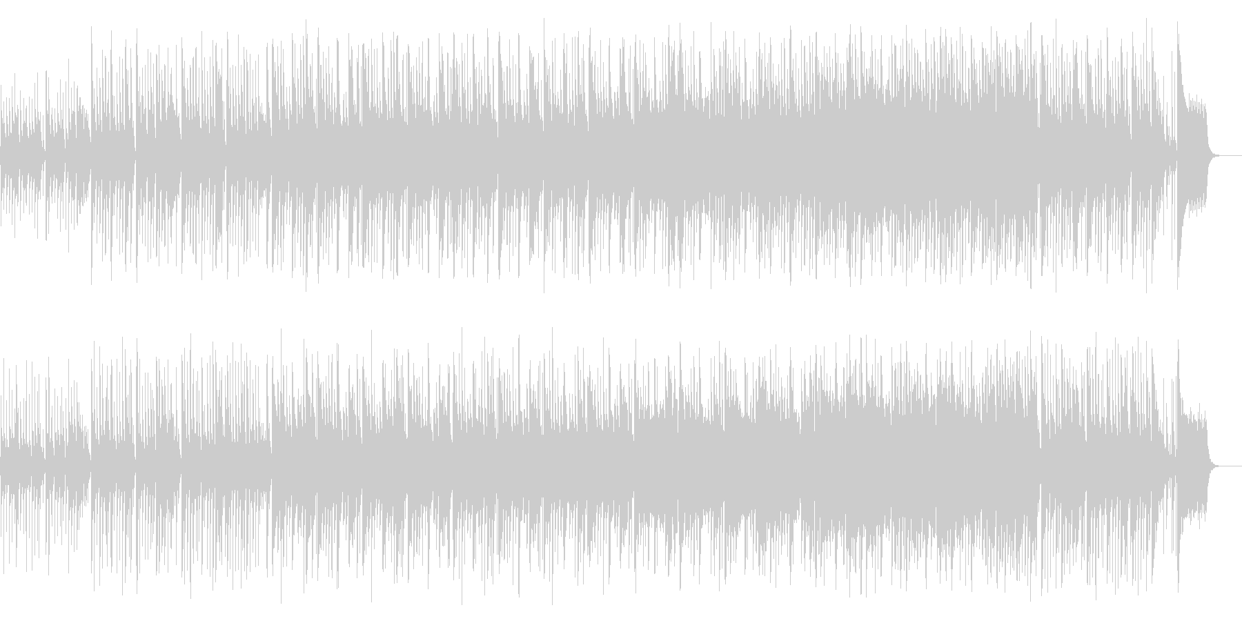 メルヘンで明るいわくわくするbgmの未再生の波形