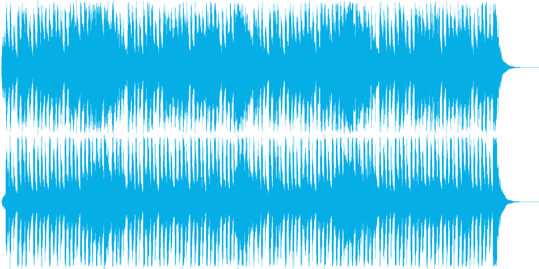 明るいメルヘン調のポップミュージックの再生済みの波形