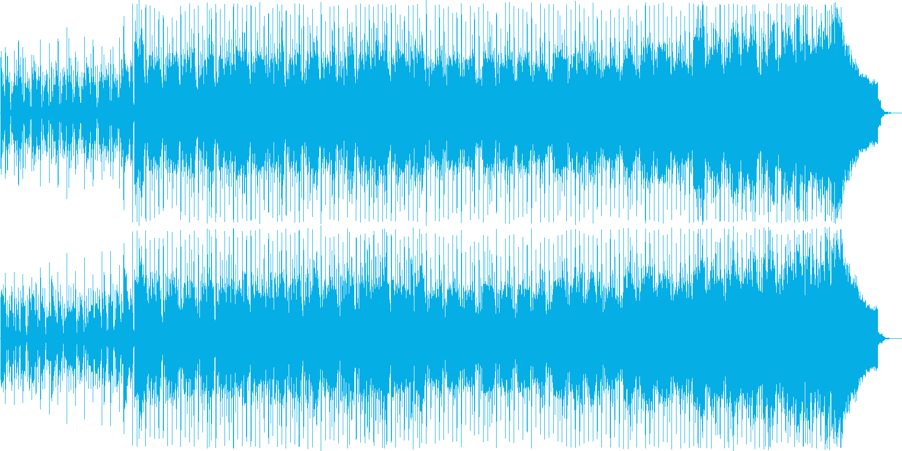 おしゃれな映像に合うシンセポップの再生済みの波形