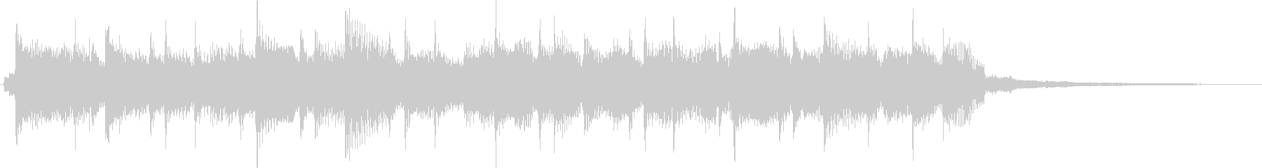 Bright and refreshing pop rock jingle's unreproduced waveform