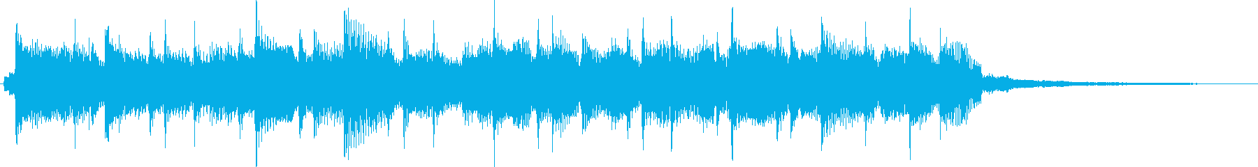 Bright and refreshing pop rock jingle's reproduced waveform