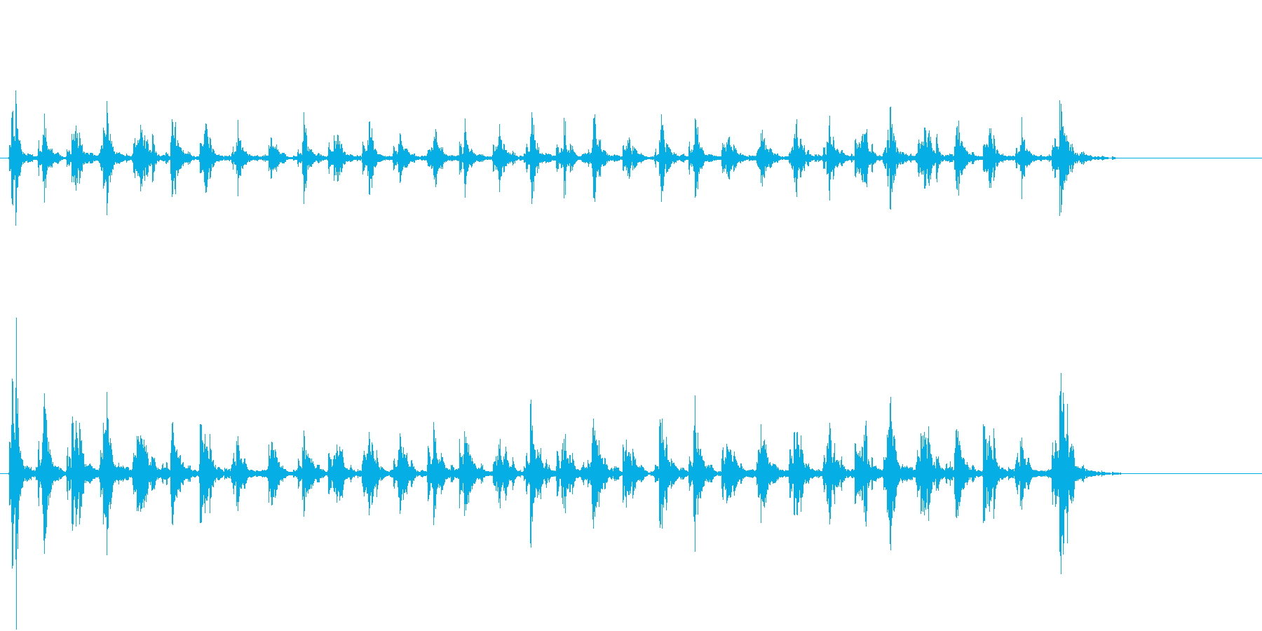 Xmasに最適トナカイベルのループ音10の再生済みの波形