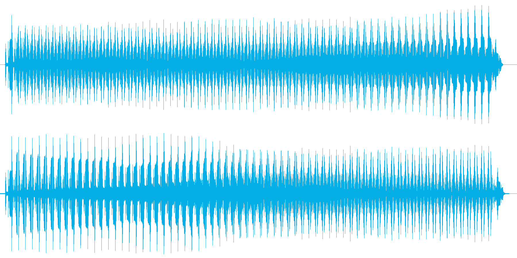 ヴョォ~。クイズ不正解・ブザー音の再生済みの波形