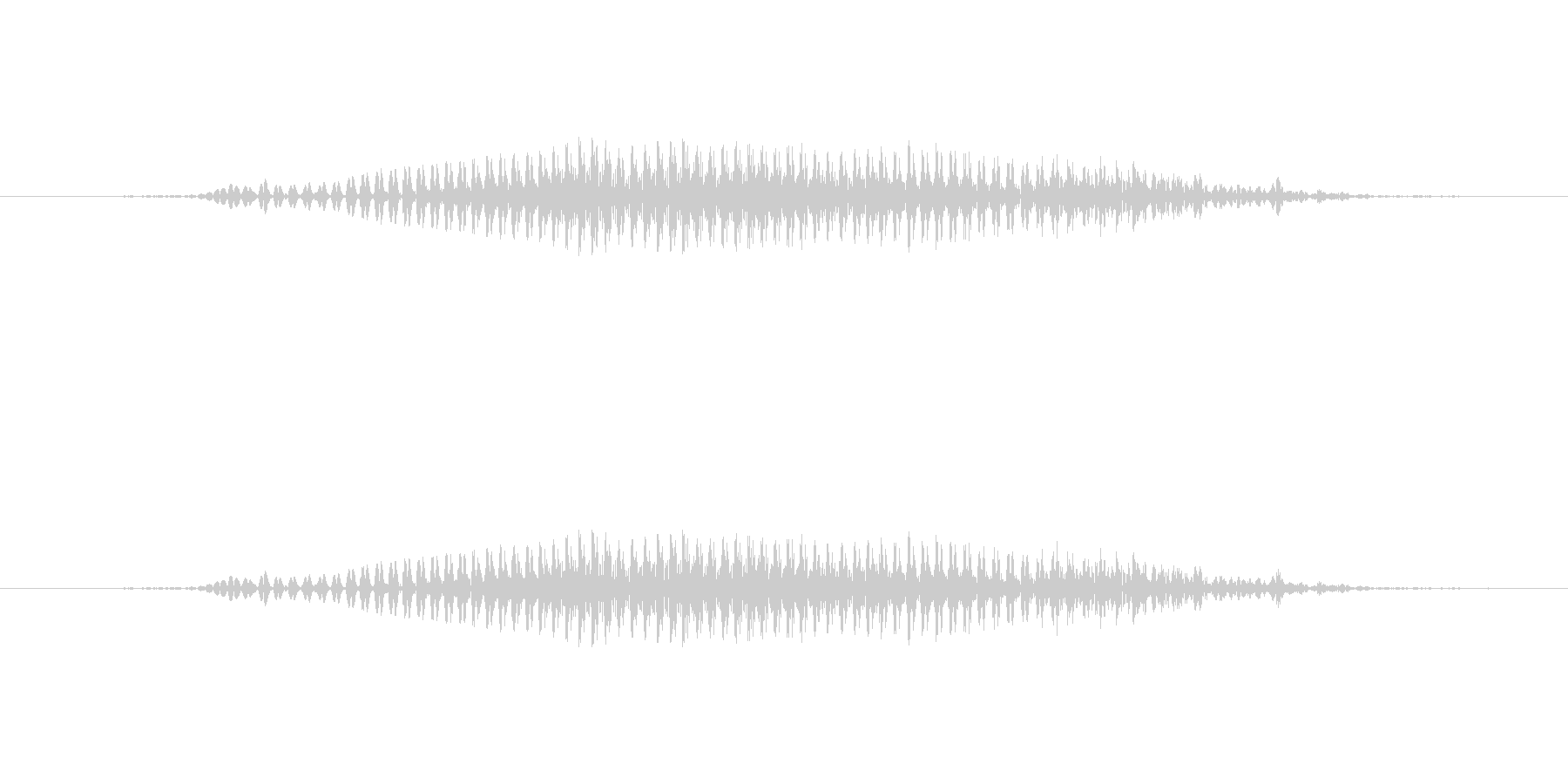 2 (にぃ)の未再生の波形
