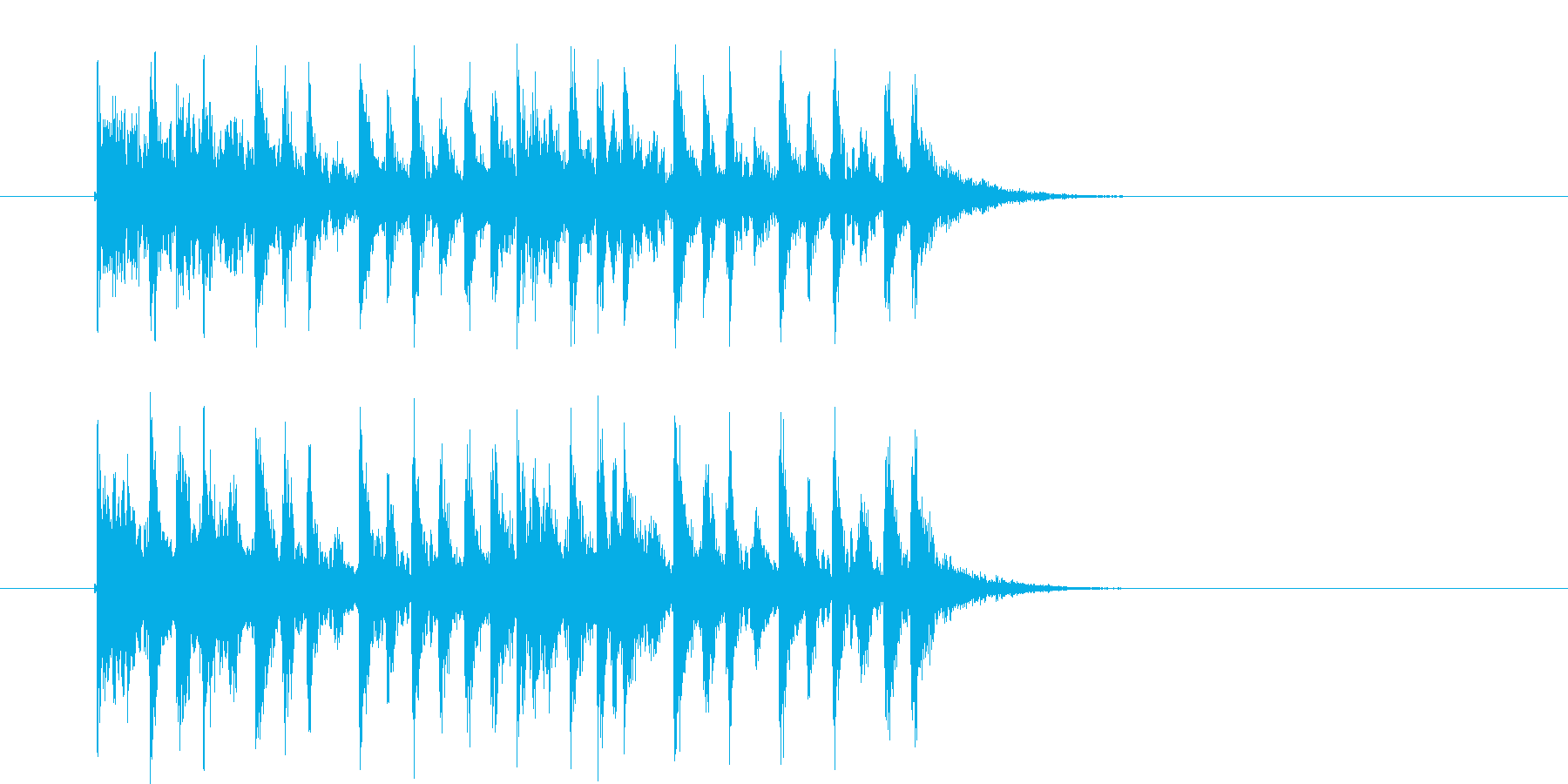 疾走感のあるミステリアスなテクノ音楽の再生済みの波形