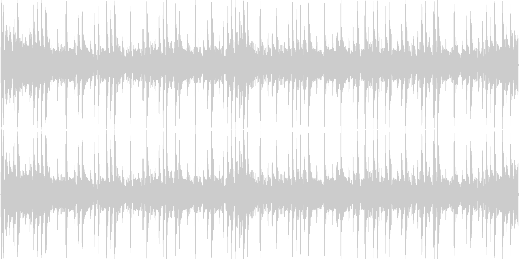 リズミックなイメージをした楽曲です。の未再生の波形