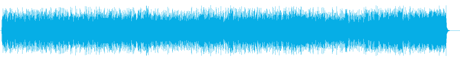 テンポのよい懐かしい軽音楽ライトポップスの再生済みの波形