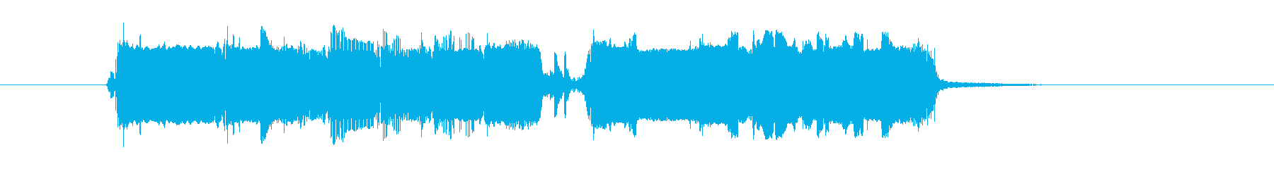 プウワー(シンセサイザーによる出現の音)の再生済みの波形