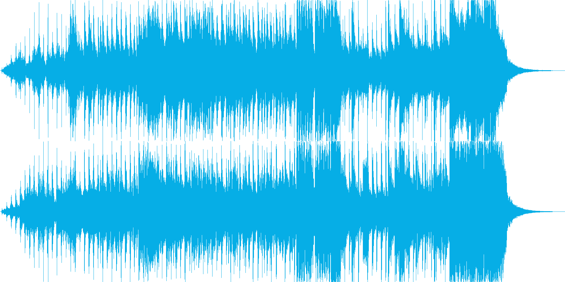 くるかくるかとジラして主題の再生済みの波形