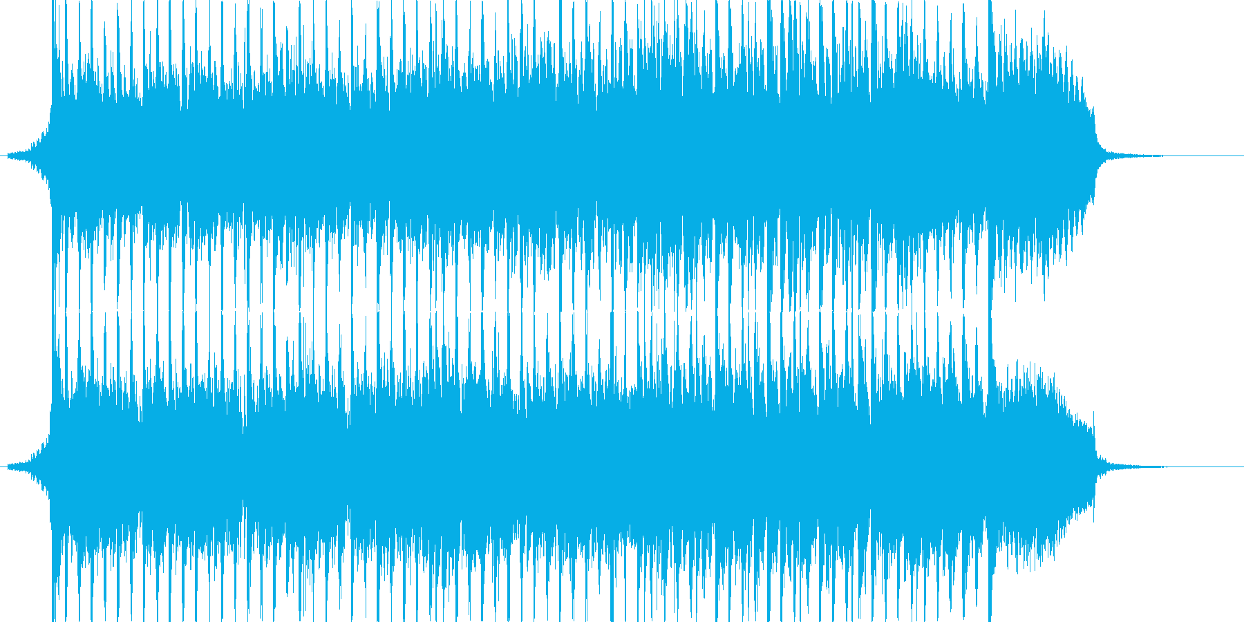 なんかダサいけど勢いはあるアニメ曲の再生済みの波形