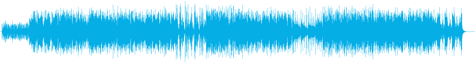 マラカスのリズムの音が効果的なポップ曲の再生済みの波形
