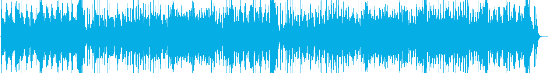 軽快でアップテンポな冒険音楽の再生済みの波形