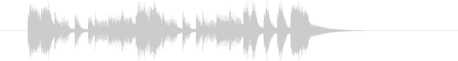 Refreshing and fashionable synth sound short's unreproduced waveform