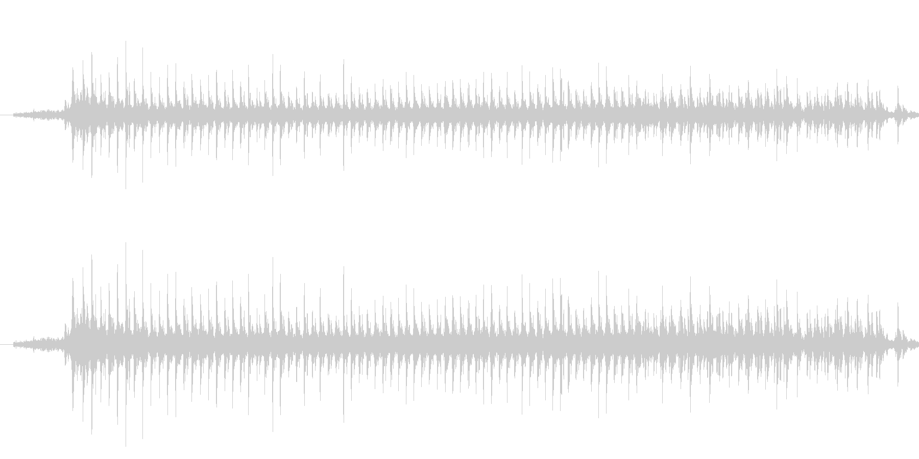 ドリルの音です。の未再生の波形
