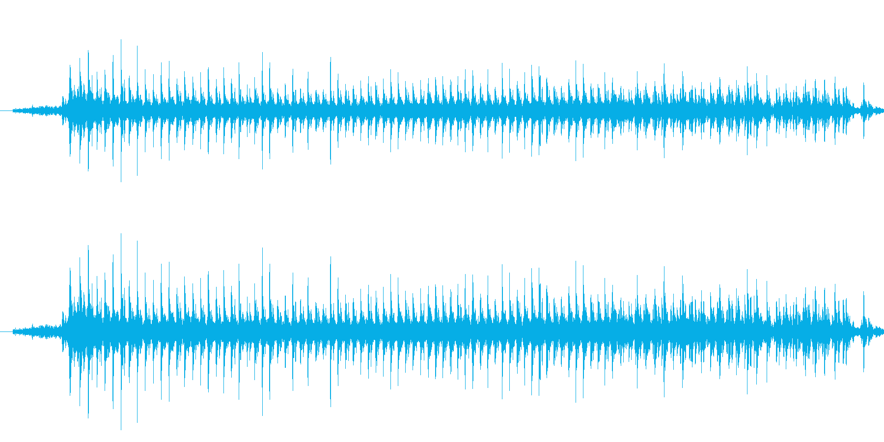 ドリルの音です。の再生済みの波形
