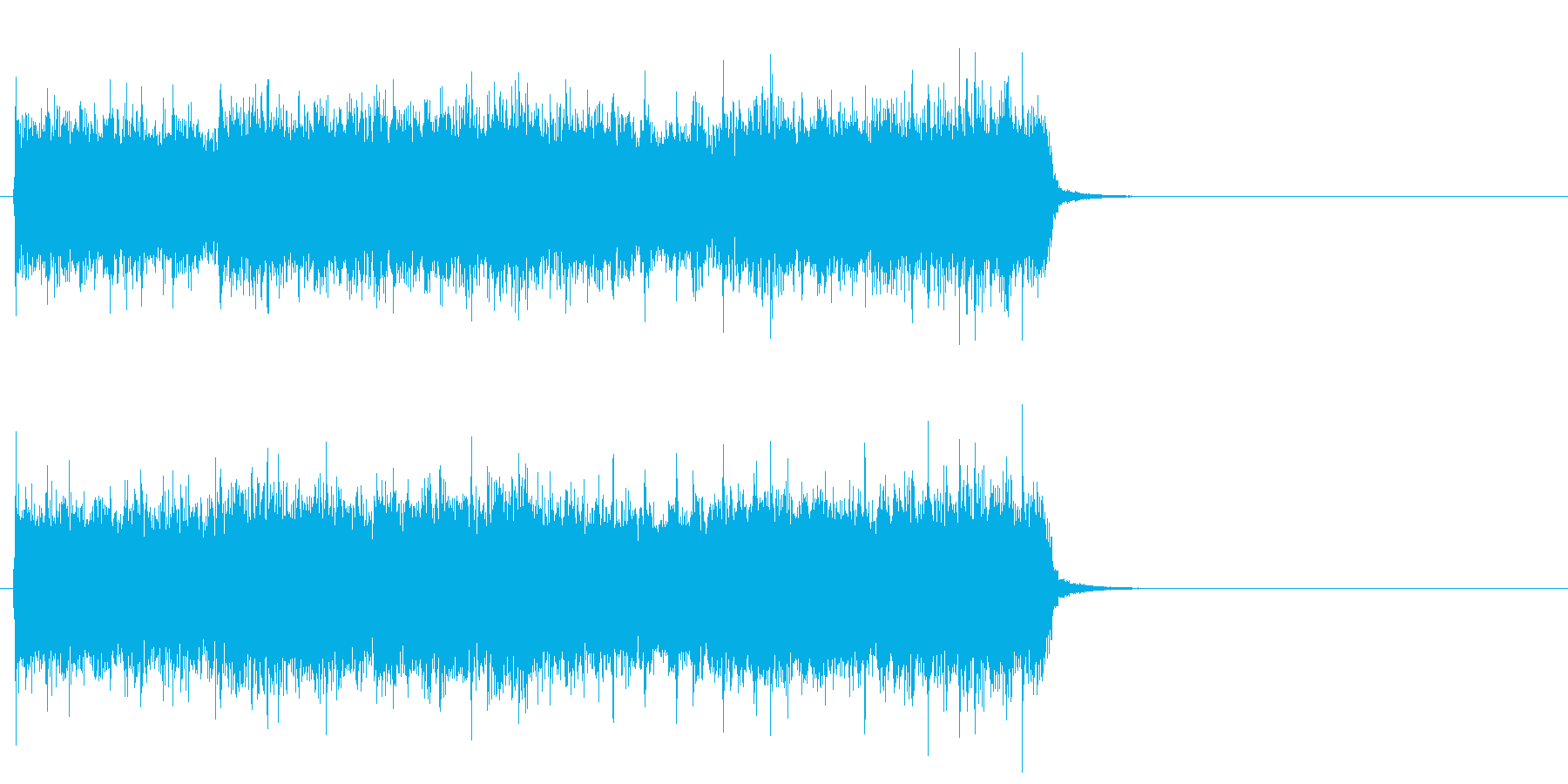 駆け抜けるハード・ロック(サビ)の再生済みの波形