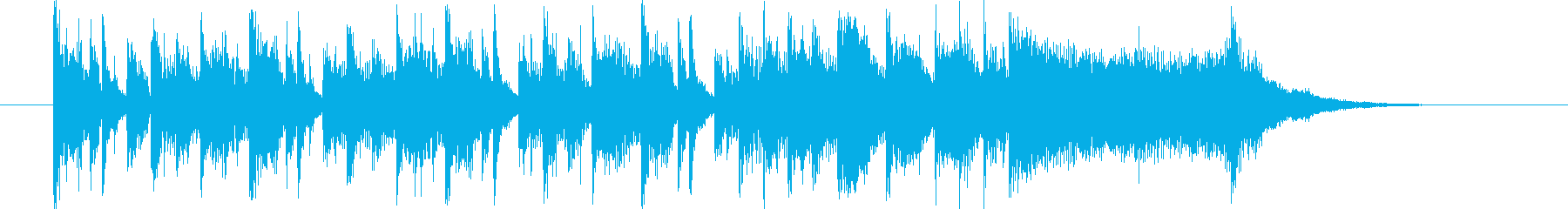 Light and refreshing synthesizer sound's reproduced waveform