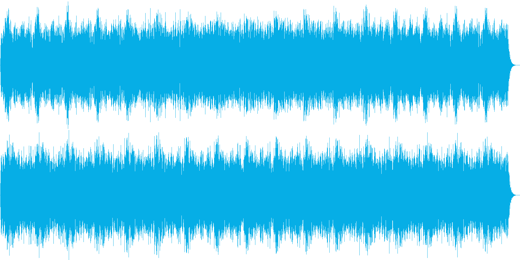 ダークなエクスペリメンタルミュージックの再生済みの波形