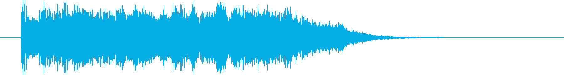 シンセの響きがドラマティックなBGMの再生済みの波形