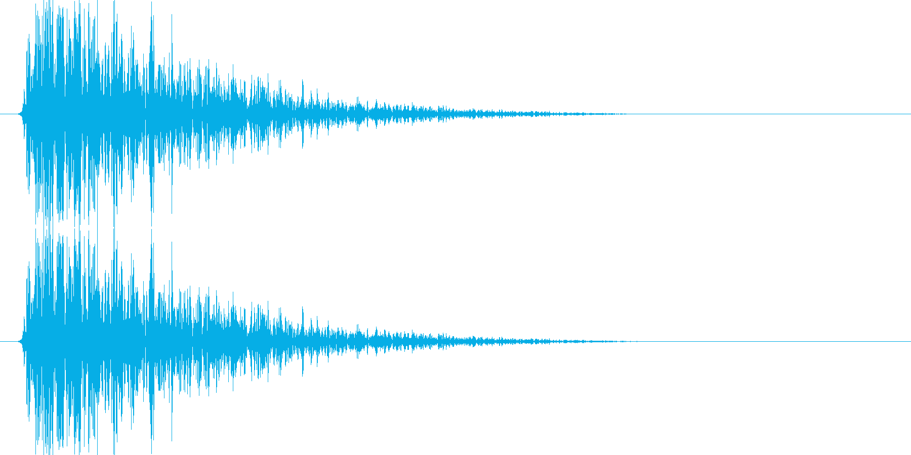 ボウーッ↑(火器攻撃音、シューティング)の再生済みの波形