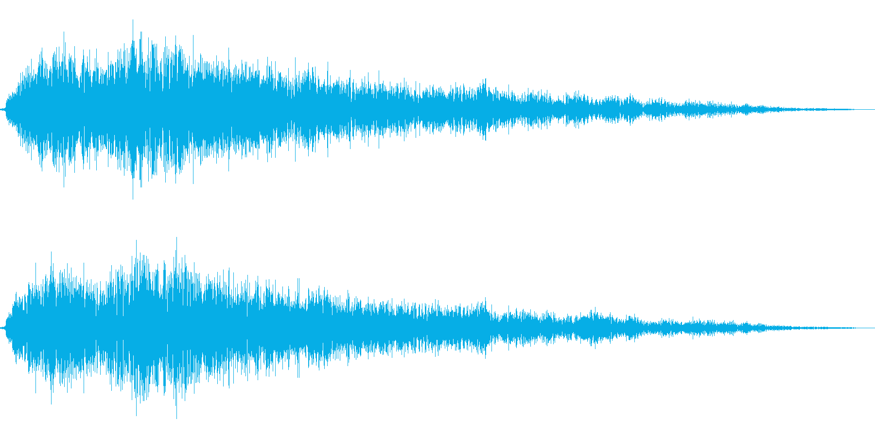 刀で打ち合う(鈍いチャンバラ音_カーン)の再生済みの波形