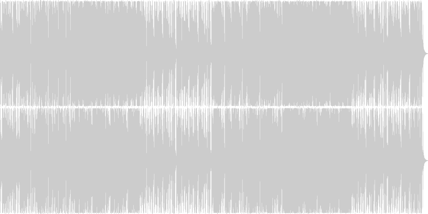 穏やかな曲ですの未再生の波形