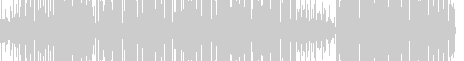ダークでHiphopな感じのBGMの未再生の波形
