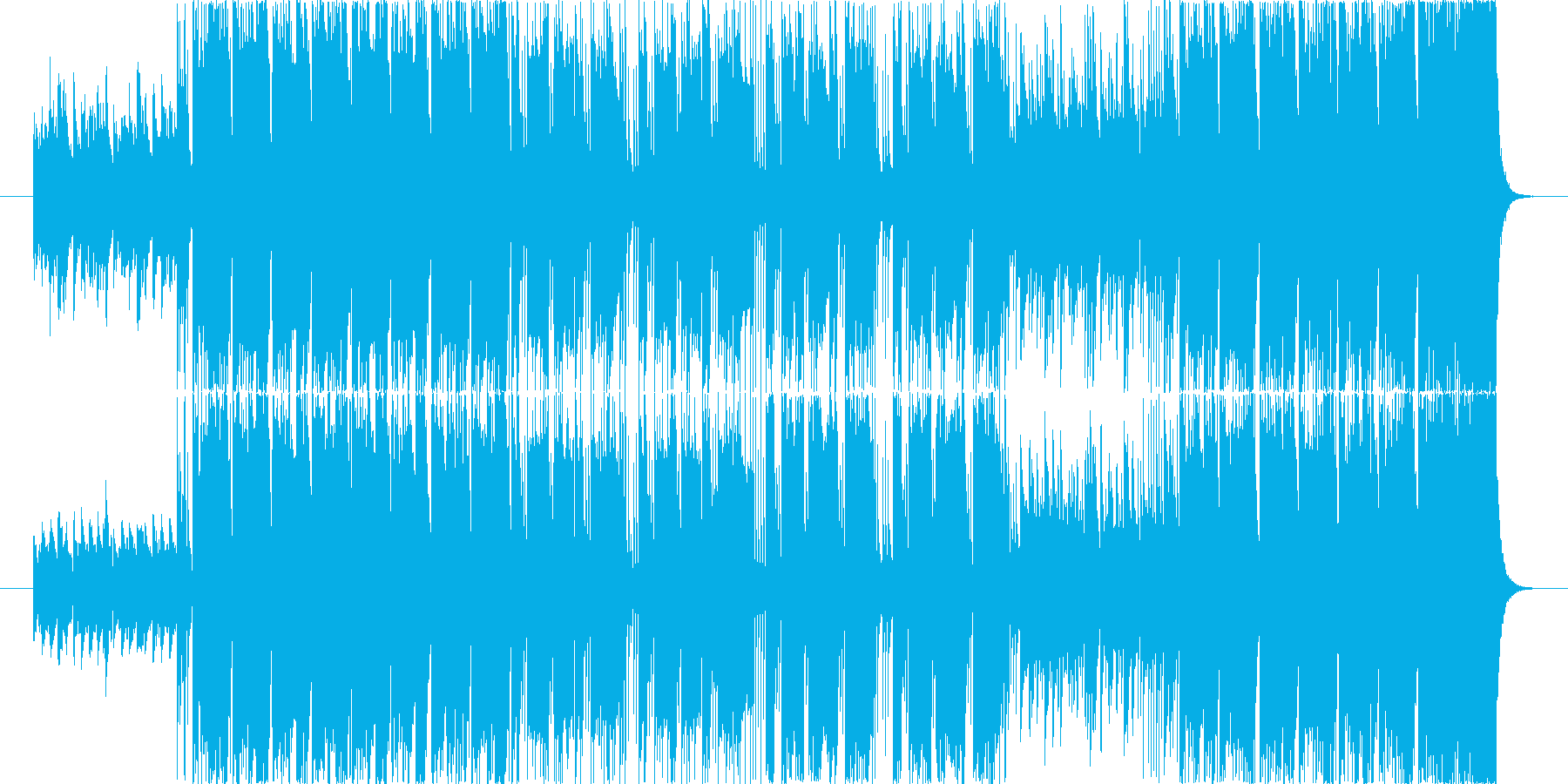和風イントロからロック風味へ。の再生済みの波形