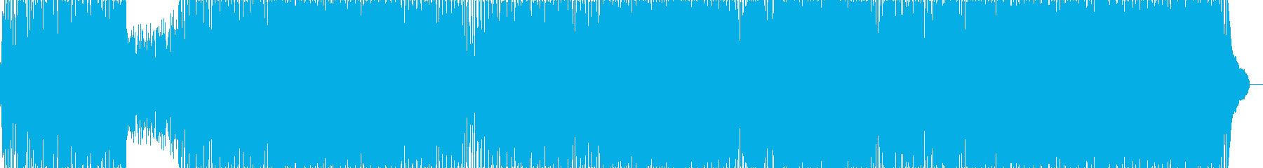 爽やかで疾走感のあるロック生演奏音源。の再生済みの波形