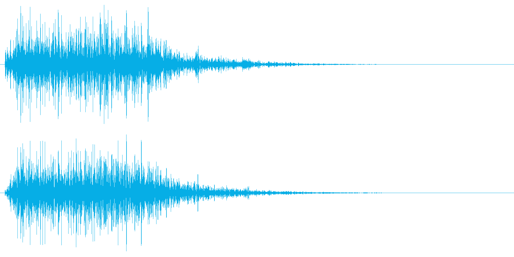 爆発音 爆弾 ボム Bomb ドーンの再生済みの波形