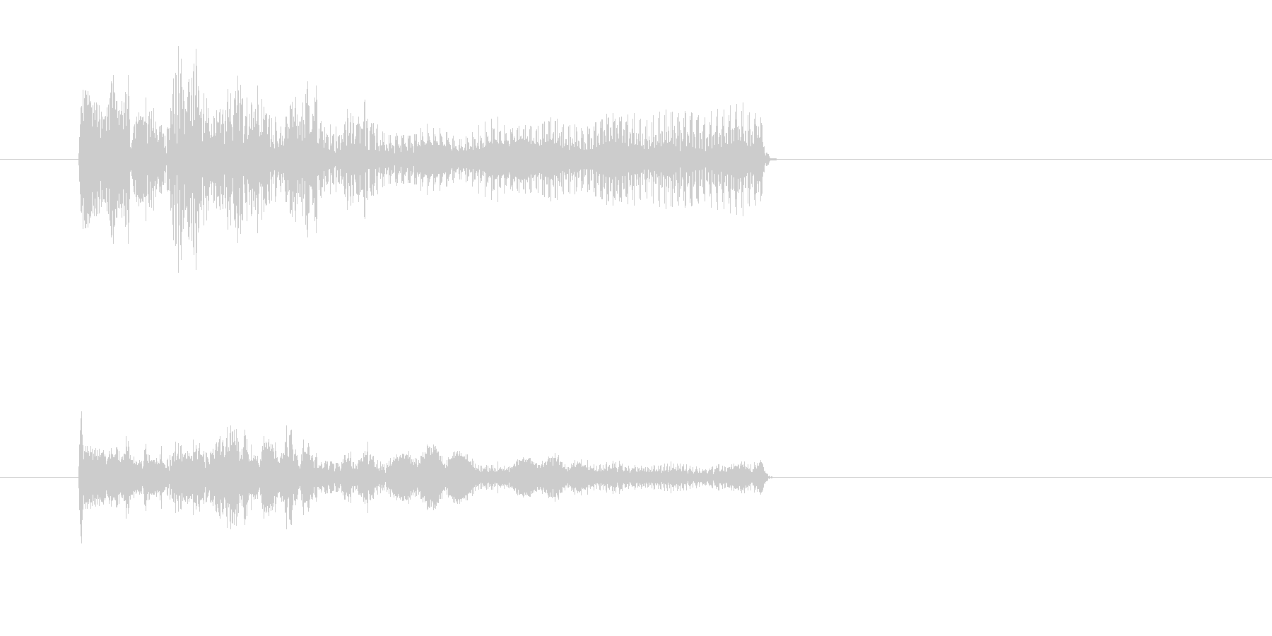 ティリリリリー/オルガン音、死亡、失敗音の未再生の波形