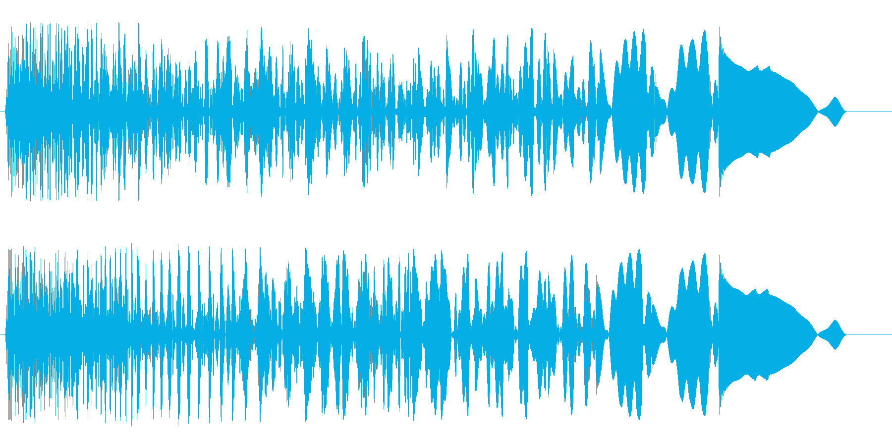 ビュゥゥ〜 (バネの伸び縮みのような音)の再生済みの波形