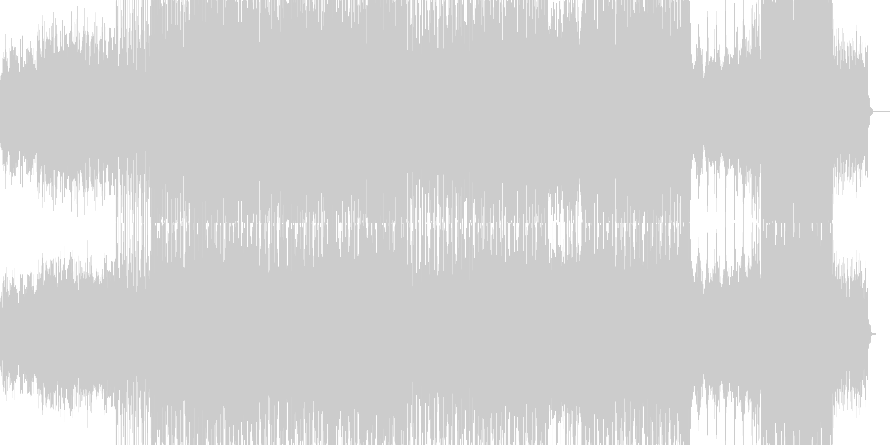 幻想的な雰囲気のRPGのサントラ風音楽の未再生の波形