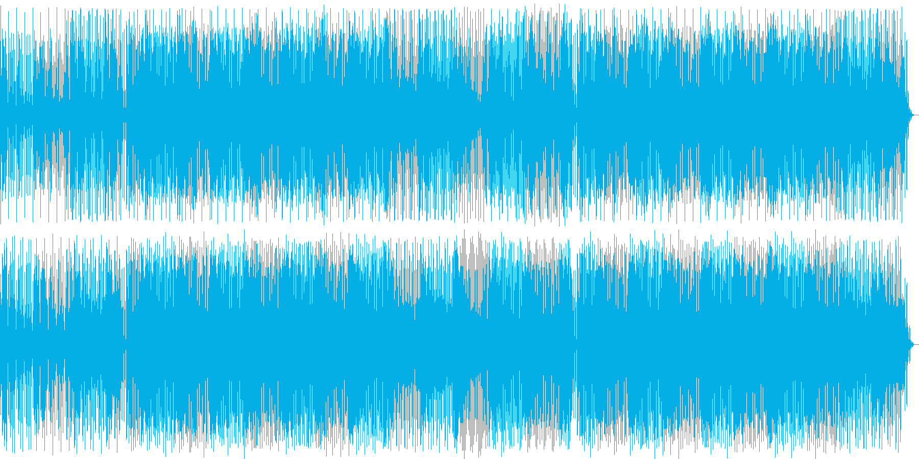 おしゃれシンセテクノ系EDMの再生済みの波形