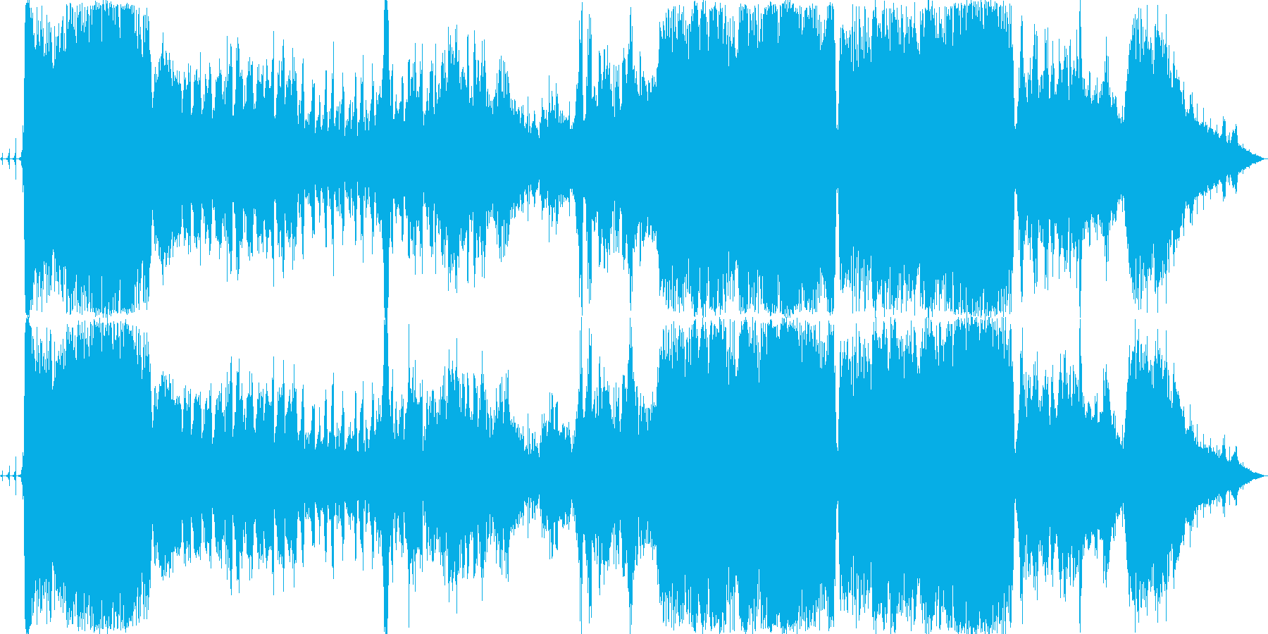 ノイズ作品です。自然音が主体になってい…の再生済みの波形
