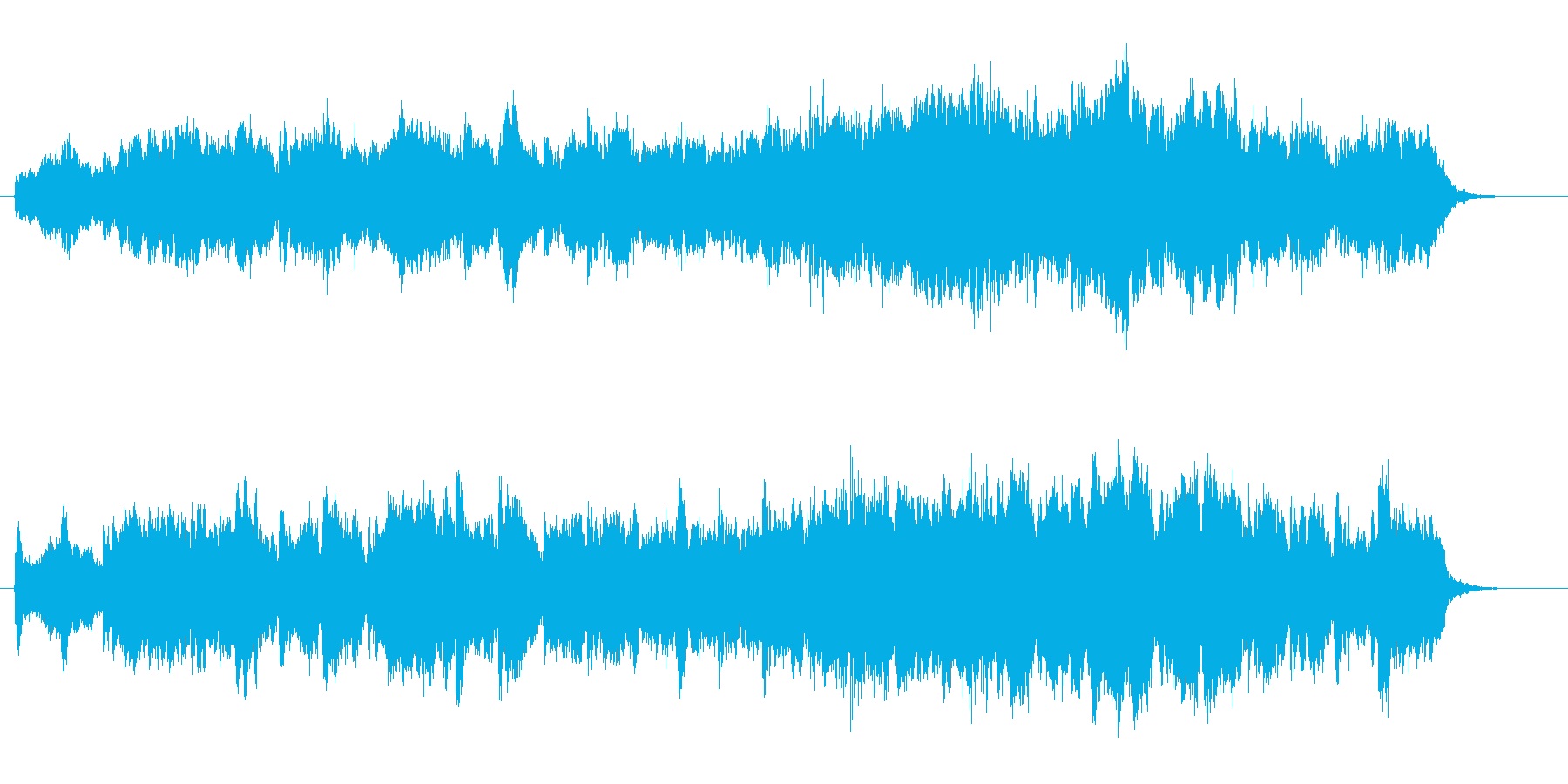 切なさと力強さを感じるストリングスの再生済みの波形