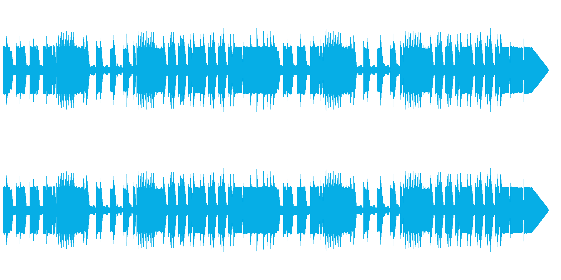 ゲームのフィールド曲風な楽曲です。ファ…の再生済みの波形