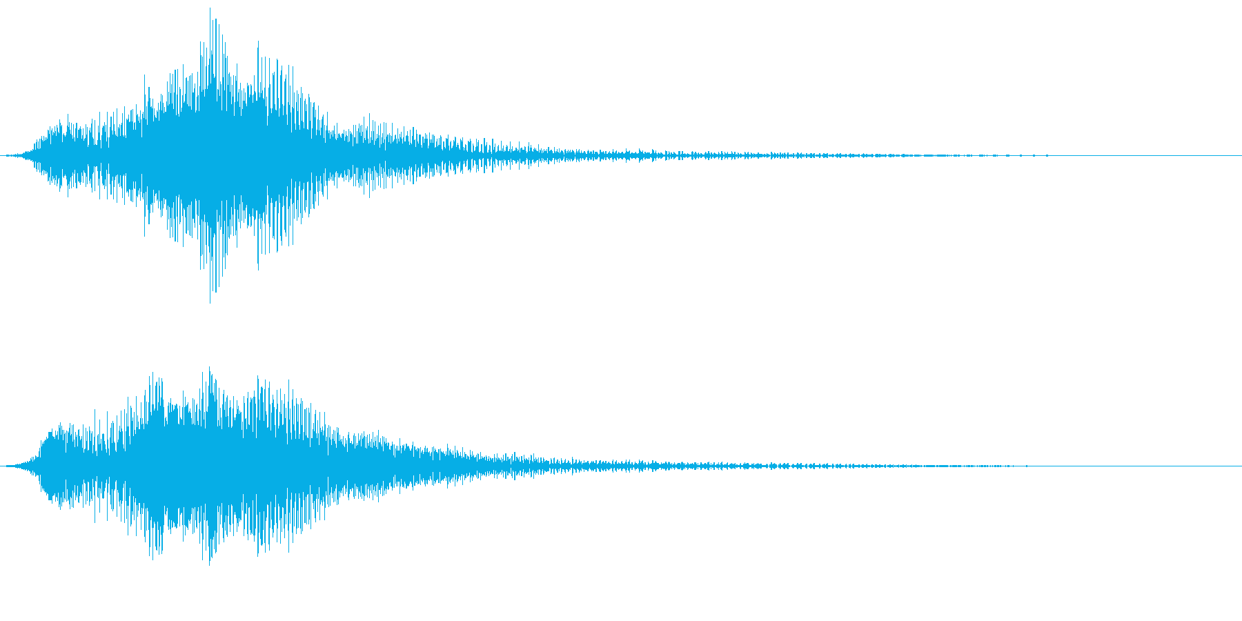 音響処理を意識した短い効果音です。の再生済みの波形