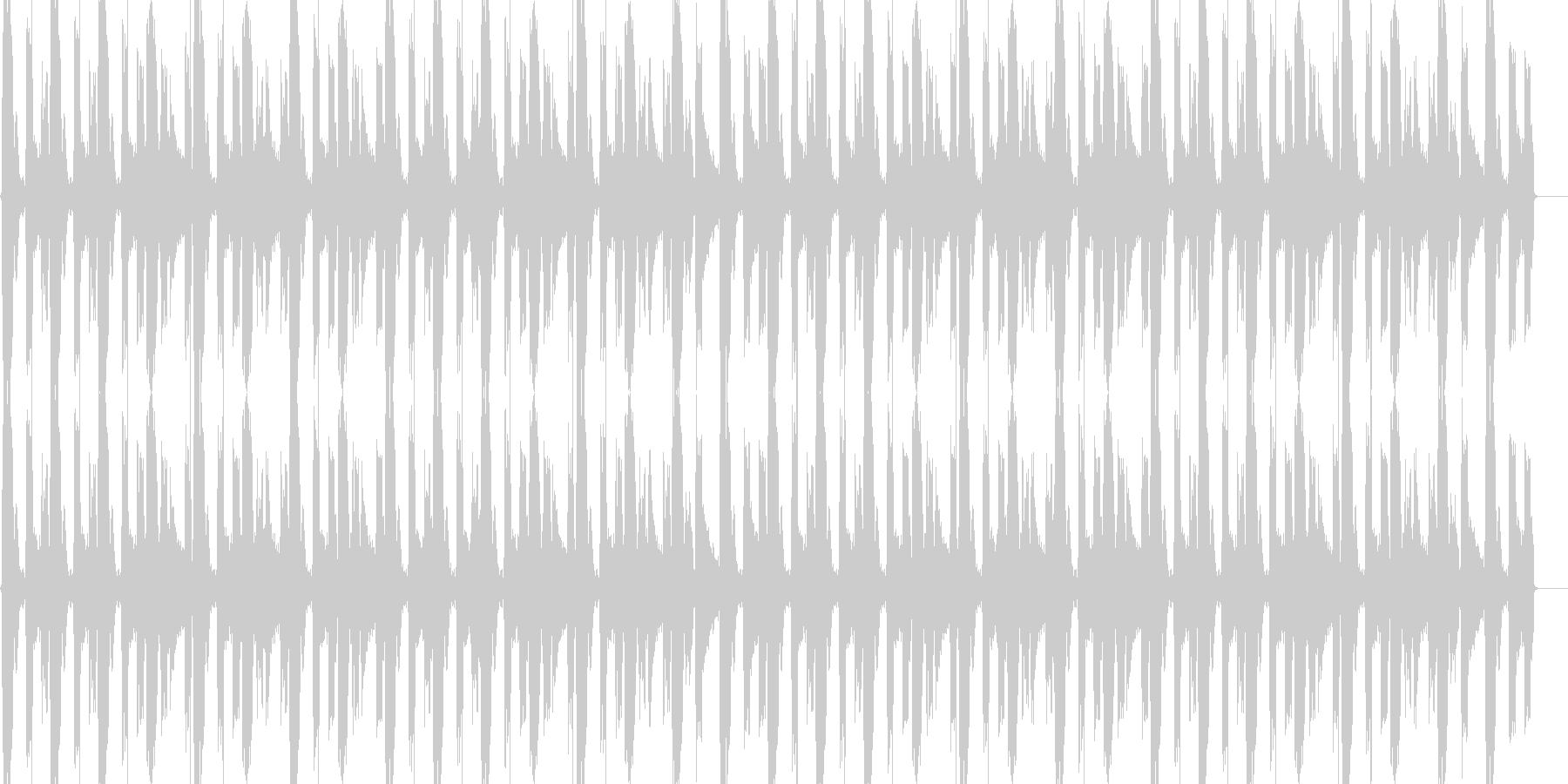LOOP用ドラムの未再生の波形