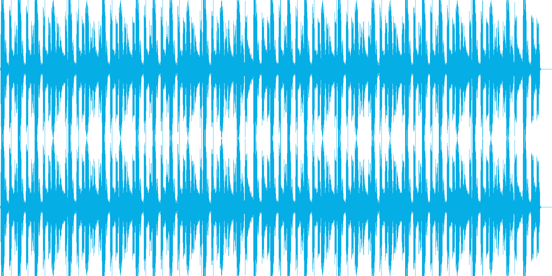 LOOP用ドラムの再生済みの波形