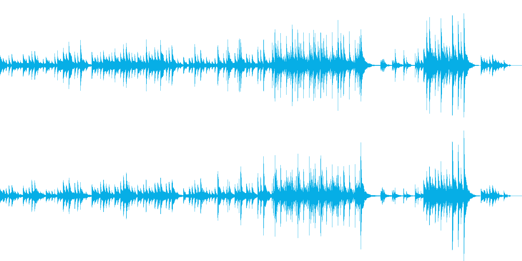 ともだちと別れたような、そんな切ない曲…の再生済みの波形