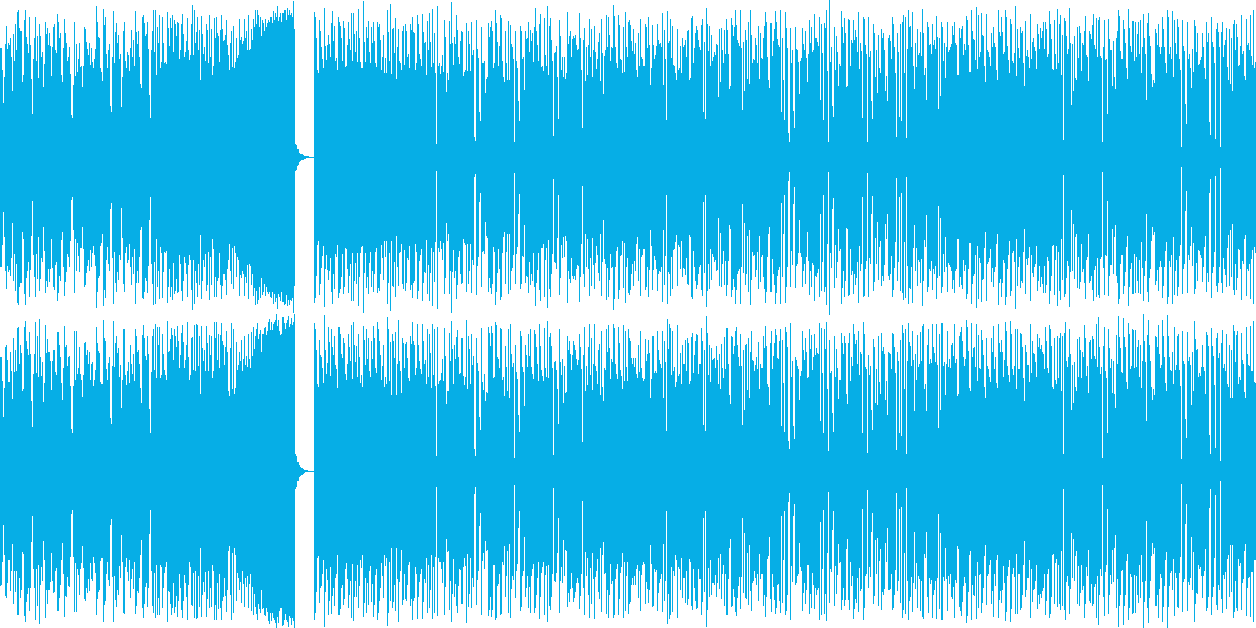 【チップチューン/ビルドアップ】の再生済みの波形