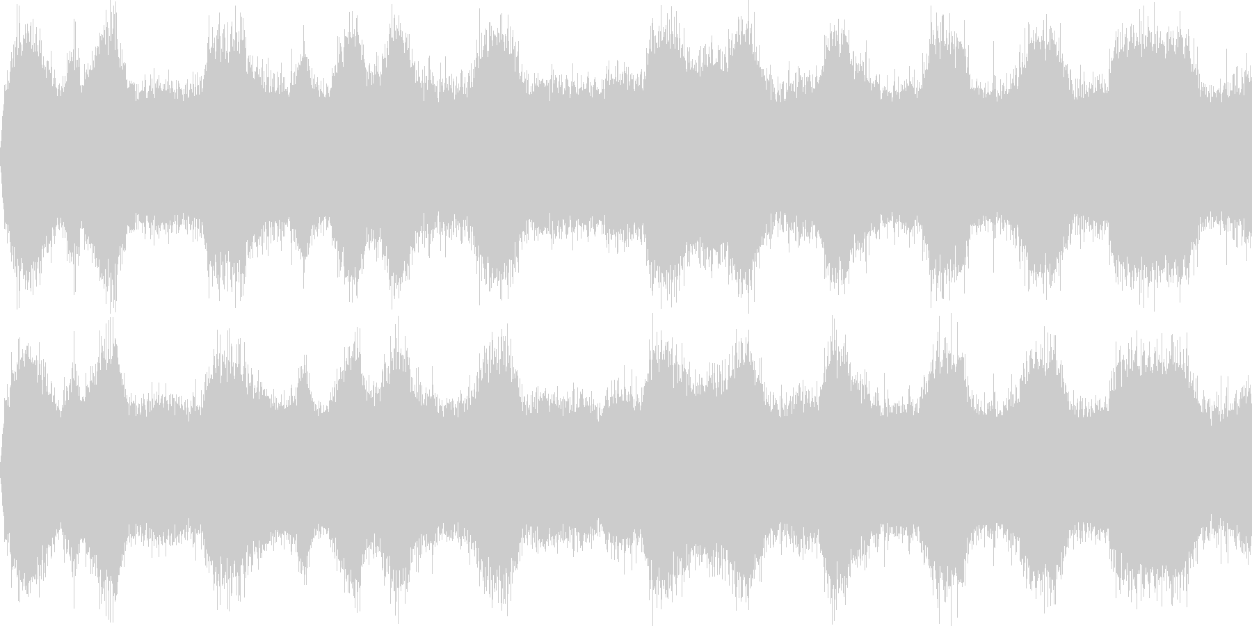 嵐の海(環境音)の未再生の波形