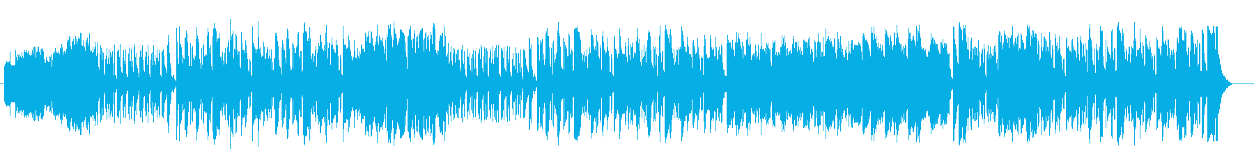 森のオーケストラが奏でるようなかわいい曲の再生済みの波形