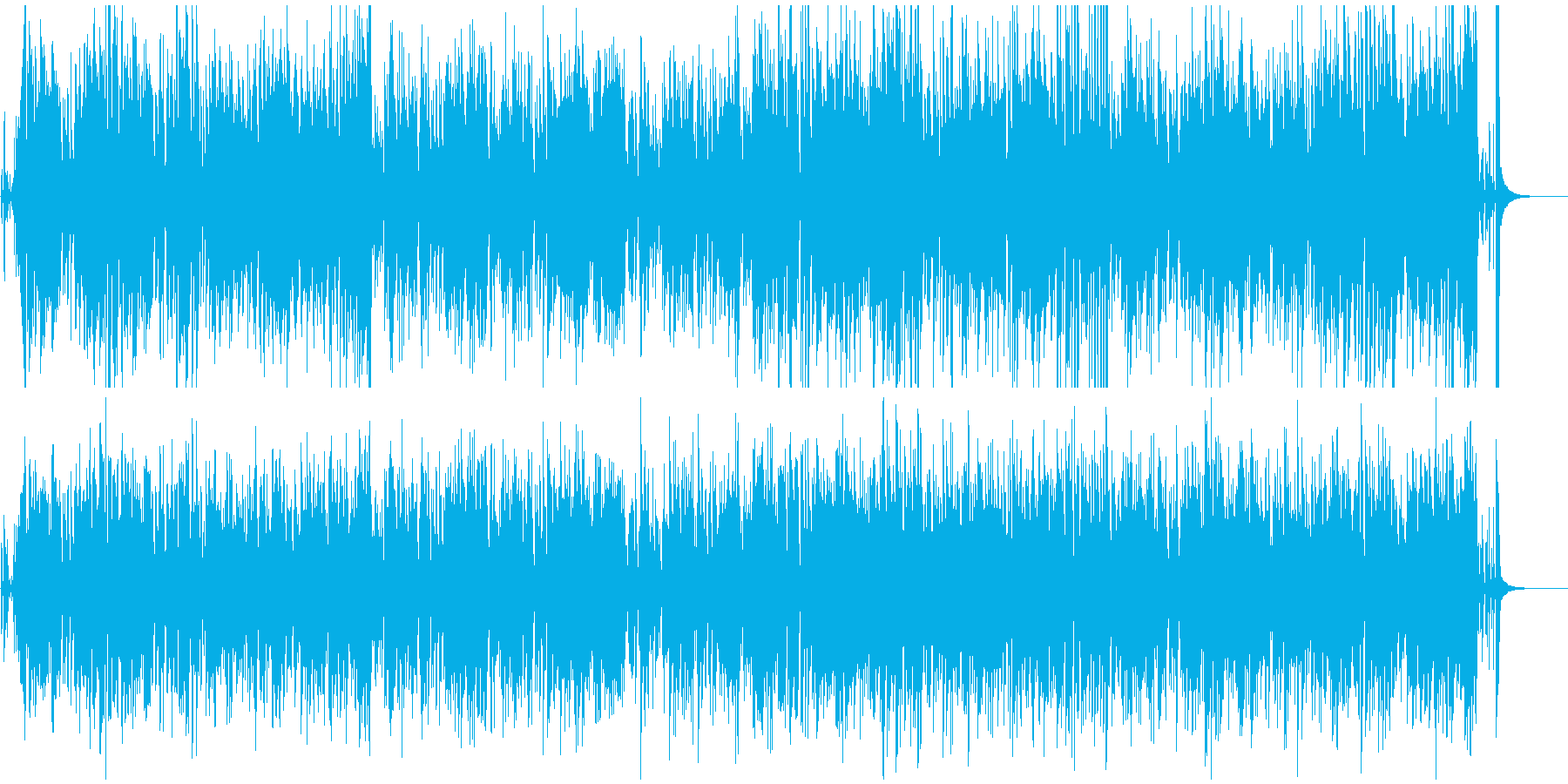 映像BGM おしゃれなジャズボサノバの再生済みの波形