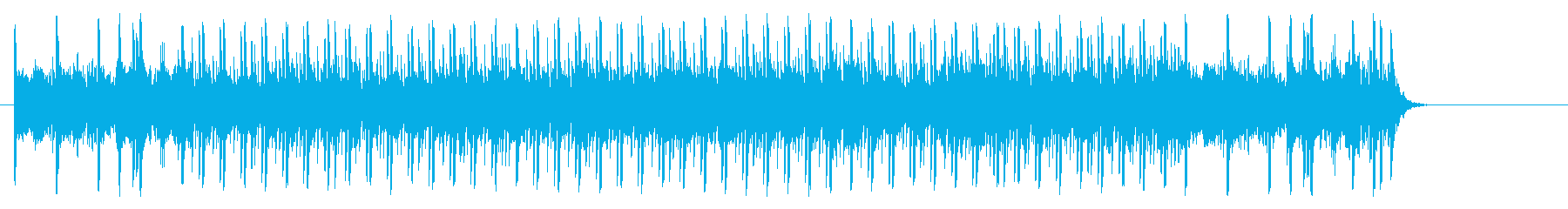 充実感溢れるポップ(イントロ~A~B…)の再生済みの波形