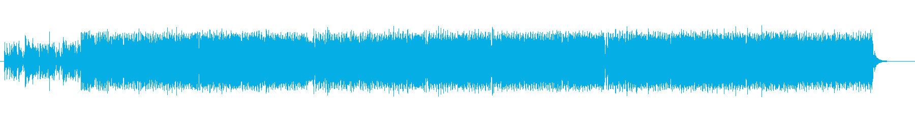 桜をテーマにしたスピード感のある楽曲の再生済みの波形